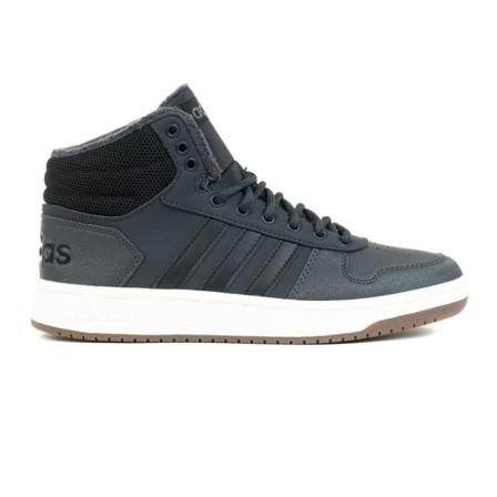 Kengät Adidas Hoops 20 Mid Grafiitin väriset 46