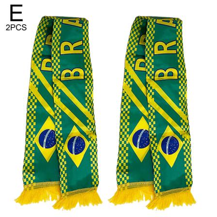 2022 England Fotbollsfans Scarf Match Day Bar Scarves Red & Whi