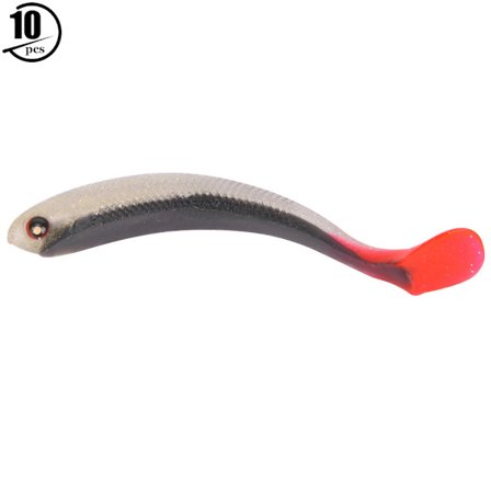 10 stk. 7,5 cm 3,4 g Silikon Kunstig 3D Øyne Realistiske Myke Fiske Lokkemidler Tiltrekke Fisk Utstyr Tilbehør