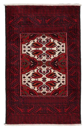 Orientalischer Belutsch Teppich 98X150 Wolle, Persien