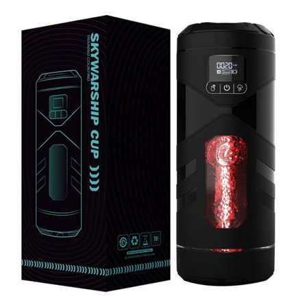 Automatisk Opvarmet Sutte Mand Vibration Blowjob Onani Udstyr Maskin Sex Legetøj