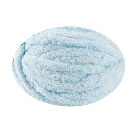 250g/Ball Virkat Garn Garn Kula LJUSBLÅ