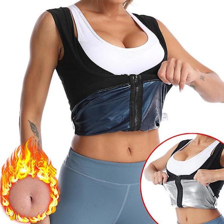 Waist trainer Dam Bastu Sweat Top Väst Body Shaper Bantning Midja Cincher Workout Shapewear