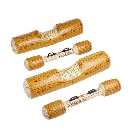 【PP】2 stk. Oppustelige Flydende Roddlegetøj, Voksne Børn Pool Party Vand sportsspil Stockflåder til Flydende Legetøj (Lys Farve)