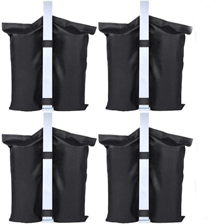 4 sandsäckar - för att öka vikten på benen på din pop-up-paviljong, trädgård