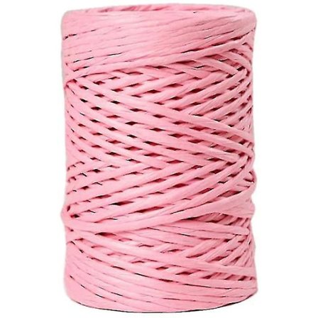 50 m Bindetråd, farverig papirbeklædt tråd, bærbar bindetråd, vandtæt rustik papirbeklædt tråd til blomsterbuketter og havearbejde