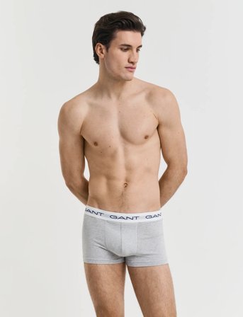 GANT Trunk 3-Pack - Grey - XXL