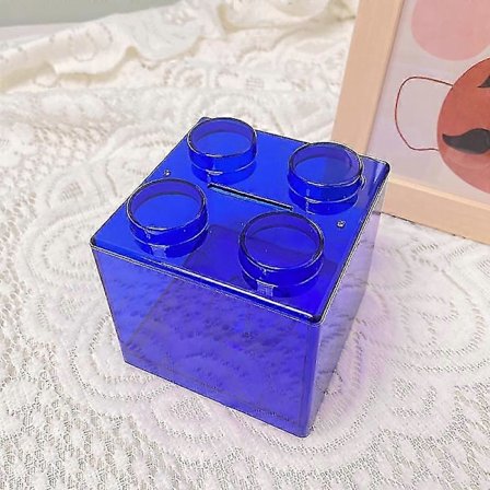 Drømme Sparer Byggeklods Børne Sparegris, Klar Akryl Byggeklods Pengetank, Mønt Spareboks Til Piger Drenge