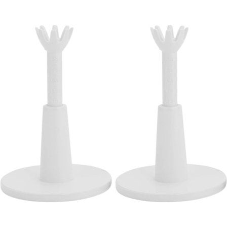 Hvit - 2 stk justerbar golftee, treningsteeholder, golf trenings sportstilbehør for golftrening