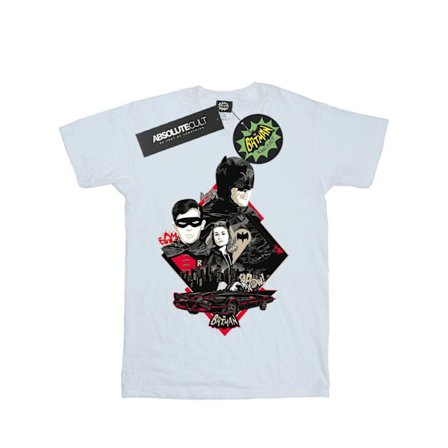 DC Comics Girls Batman TV-serie karaktär Skyline bomull T-shirt