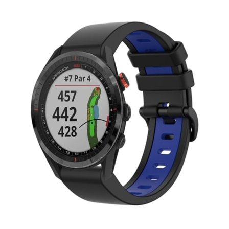 För Garmin Approach S62 22mm silikon watch i två färger