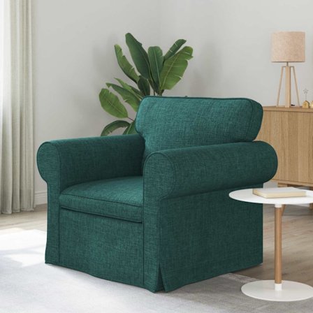 Soffa 60cm Mörkgrön Metall