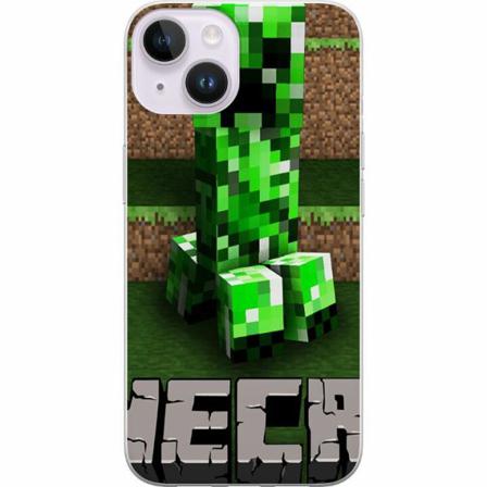 Apple Iphone 14 Mjukt Skal - Minecraft