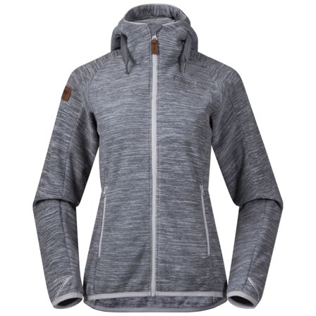 Bergans Hareid Fleece Jacket Women's Women Mid layer tops Grey XS
