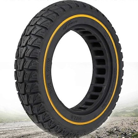 10x2 Massiva Däck, 10X2.125 50/75-6.1 10 Tum Tubeless Däck för Segway Ninebot D40X F25 F30