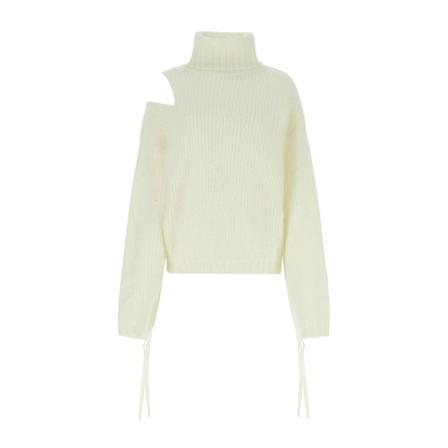 Andrea Adamo, Turtlenecks Wit, Dames, Maat:S