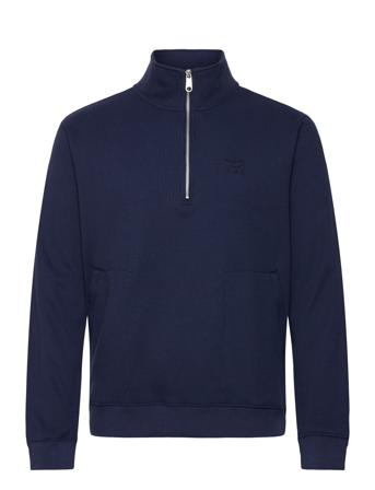 Trefoil Essentials Waffle 1/2 Zip Sport Men Sport Clothing Sport Sweat-shirts & Hoodies Sport Sweat-shirts Navy Adidas Originals