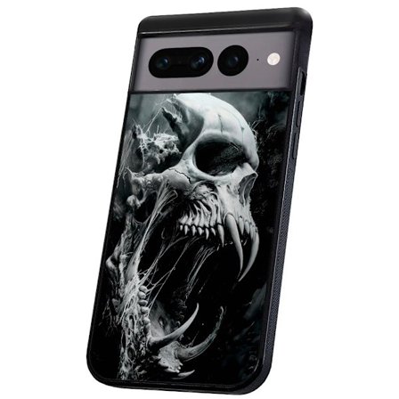 Google Pixel 8A - Skal/Mobilskal Skull