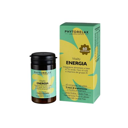 Phytorelax Integratori Alimentari Integratore Alimentare - ENERGIA 60cps - Integratore Energia e Vitalità