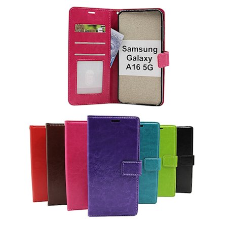 Crazy Horse Samsung Galaxy A16 / A16 5G Plånboksfodral