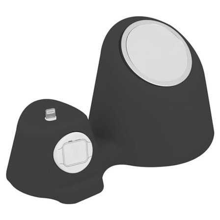 MagSafe bordsställ, Apple Watch och AirPods 3-i-1 dockningsstation - svart