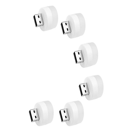USB Natlampe Mini LED-lampe Stikbar Natlampe Små Natlamper Varm Hvid USB-lampe til Soveværelse Badeværelse Hall