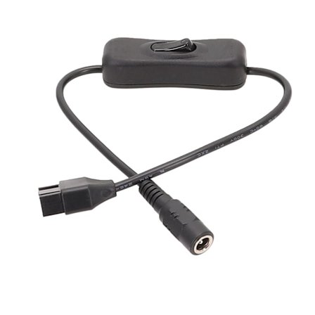 Virranjakajakaapeli PC-kotelotuulettimille DC5.5x2.1mm-liitin 4-napaiseen liittimeen PC-kotelotuulettimen virtasovitin Virtaliitäntä