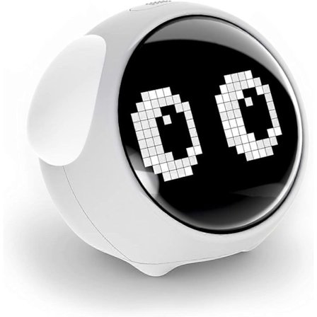 SCSYV Lasten Herätyskello, Kaksoishälytysasetus, Säädettävä Kirkkaus Yövalo, Ääniohjattu, Lämpötilan Tunnistus, Herätyskello, T (LGL)