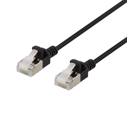 Deltaco koblingskabel - 30 cm - svart