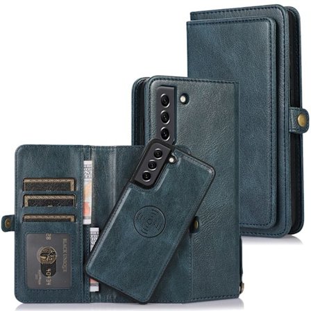 Samsung Galaxy S21 FE - Robust 2-i-1 Plånboksfodral för Praktiskt Skydd och Stil