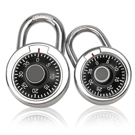2 kpl Lukkokaapin lukko Yhdistelmälukot, 50MM