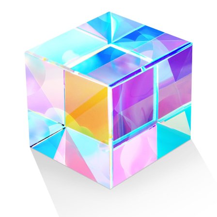 25 mm:n värillinen optinen lasi X-Cube-prisma