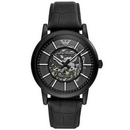 Emporio Armani, Watch Czarny, Mężczyzna, Rozmiar: ONE Size