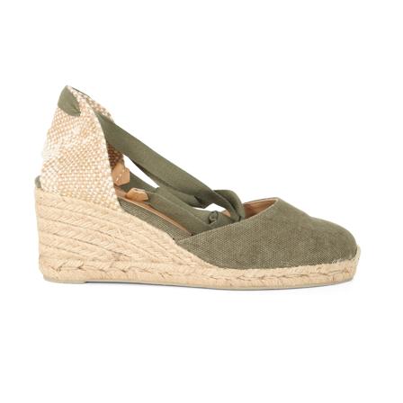 Castañer, Wedges Zielony, Kobieta, Rozmiar: 40 EU