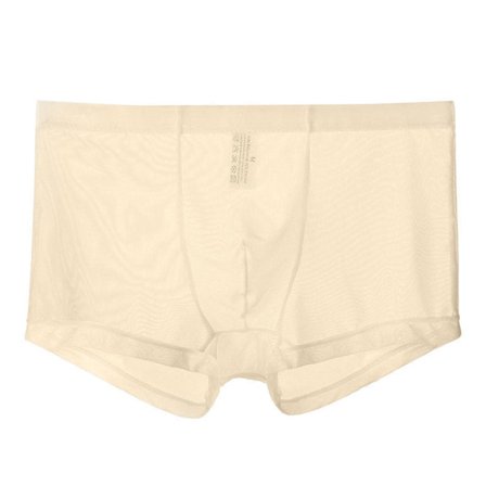 Miesten Bokserit Hengittävät Joustava Verkko Matala Vyötärö Jääsilkki Viilentävät Antiseptiset Läpinäkyvät Miesten Alushousut Miesten Alusvaatteet