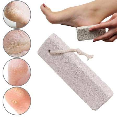 Naturlig Pimpsten med Snor til Fodpleje