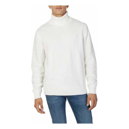 Armani Exchange, Turtlenecks Wit, Heren, Maat:XL,Polyamide