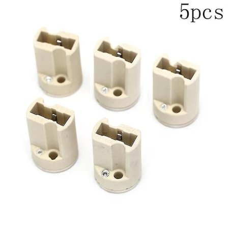 5-pack G9 Lampfot Adapterkontakt Omvandlare Lampa Bas Typ Adapter