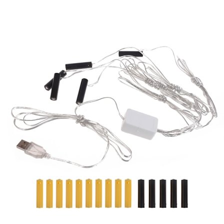 1 set USB AAA Battery Eliminators Kit Ersättning för 4,5V och 3V AAA-batterier