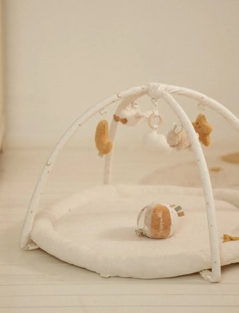 Little Dutch Little Dutch - Activity Play Mat W/Bow Grs Newborn - Cream - ONE SIZE