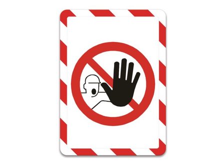 TARIFOLD Magnetram solo A3 röd/vit 2/fp - Lyreco - Kontorsmöbler och inredning - Tavlor ställ och ramar - Magnet ramar