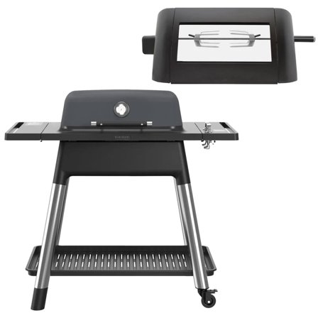 Everdure Force gasgrill + rottiseri grafit' - 'Grafitt