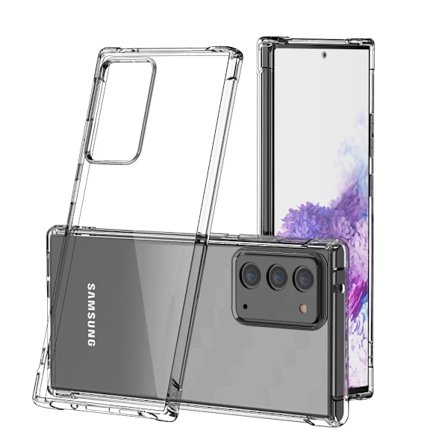 LEEU Shockproof Skal Till Samsung Galaxy Note 20 - Clear