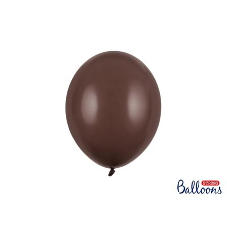 Pastel Cocoa Brun Ballonger | Starka Ballonger 27cm, 10st Brun