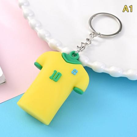 Fotballspiller Neymar Jerseys Nøkkelring Fotball Klær Anheng Yellow