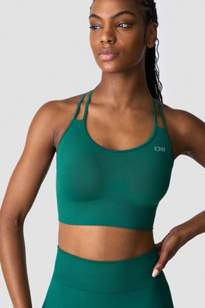 Define Seamless Sports Bra Deep Emerald