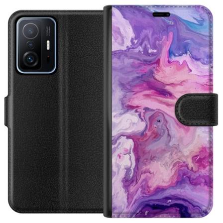 Xiaomi 11T Plånboksfodral Marmor Lila