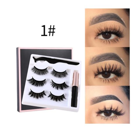 3 par Magnet ögonfransar#1