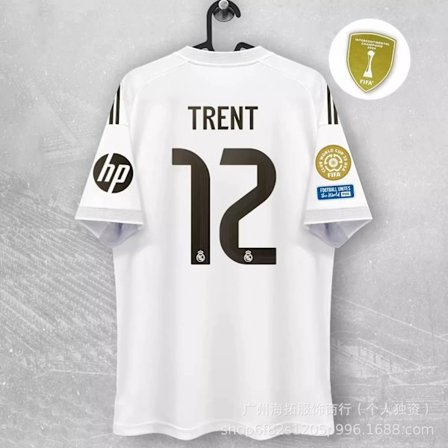 2025-2026 Sesong Klubb VM Drak Real Madrid Klubb Nr. 12 TRENT Drak for Fans