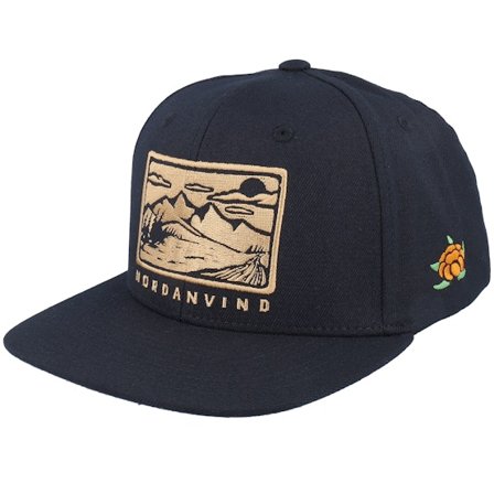 SQRTN - Nero snapback Cappellino - Nordanvind Cap Black Snapback @ Hatstore